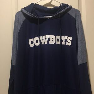 NFL Fanatics Dallas Cowboys Football  Pullover hoodie kangaroo pocket size 2XL